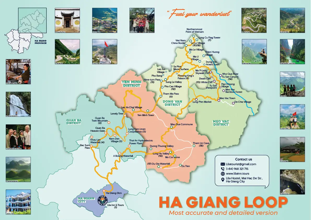 ha giang loop map