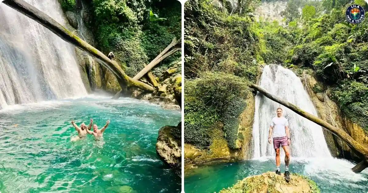 khau lan waterfall in ha giang loop tour 3 day