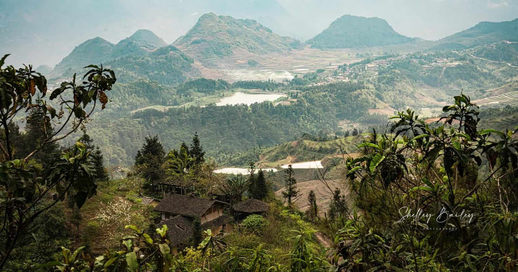 View point of Lung Tam Valley